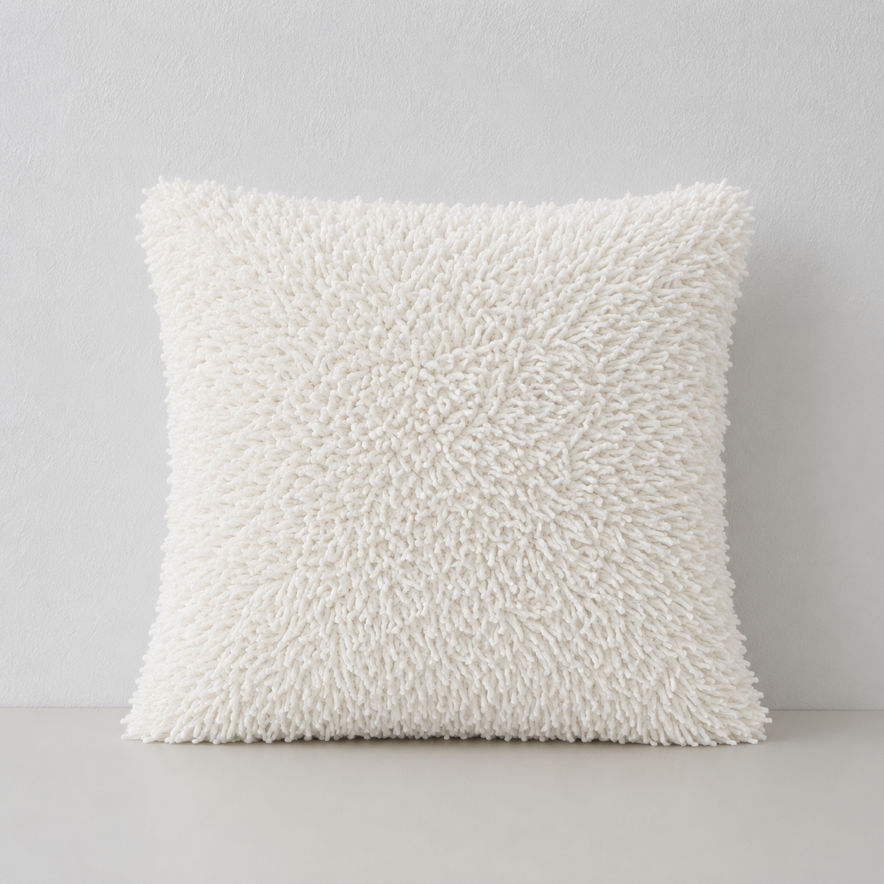 Cushion - Shaggy White
