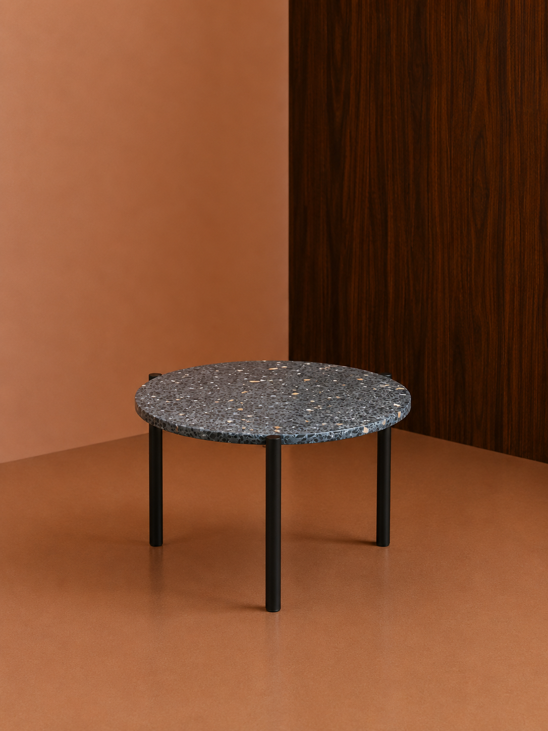 Mayfair Coffee Table - Black & Grey Terrazzo
