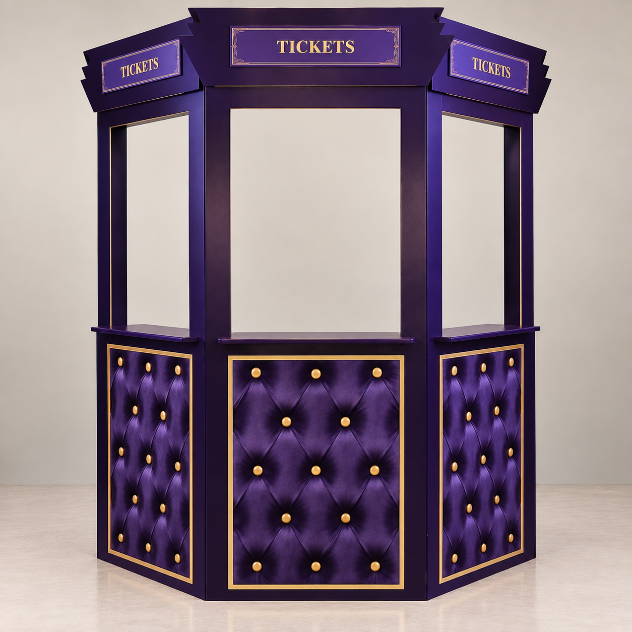 Ticket Booth Backdrop - 240cm H