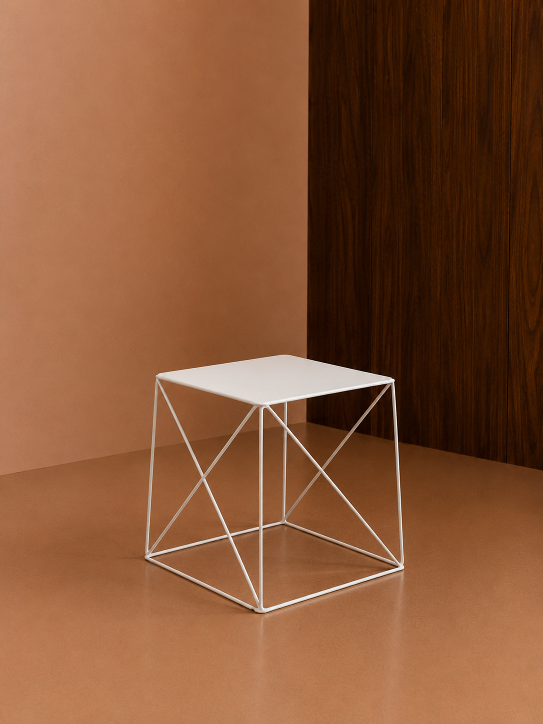 Madrid Side Table Square - White