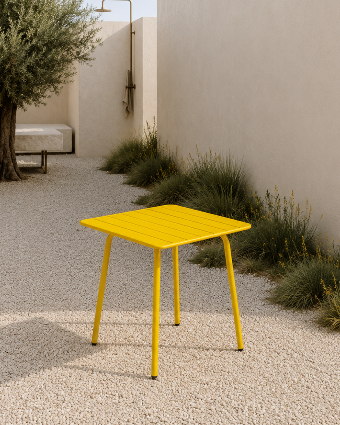 New Orleans Cafe Table - Yellow