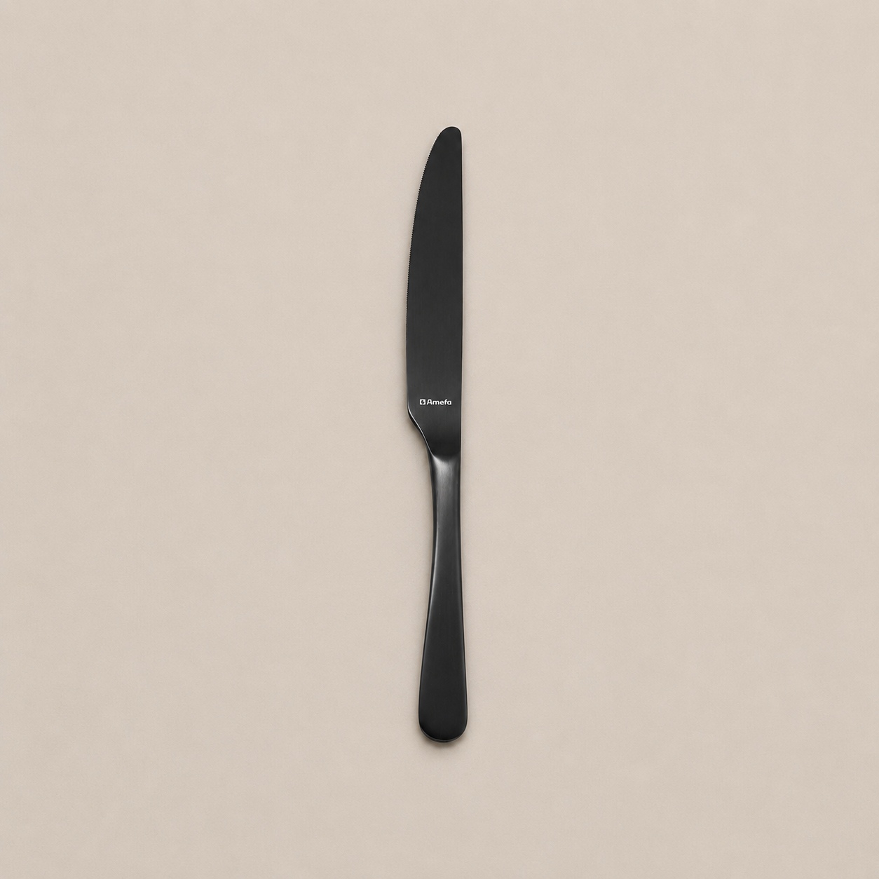 Monaco - Matt Black Cutlery - Knife.png