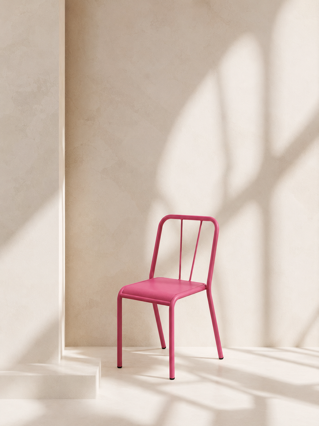 New Orleans Cafe Chair - Magenta