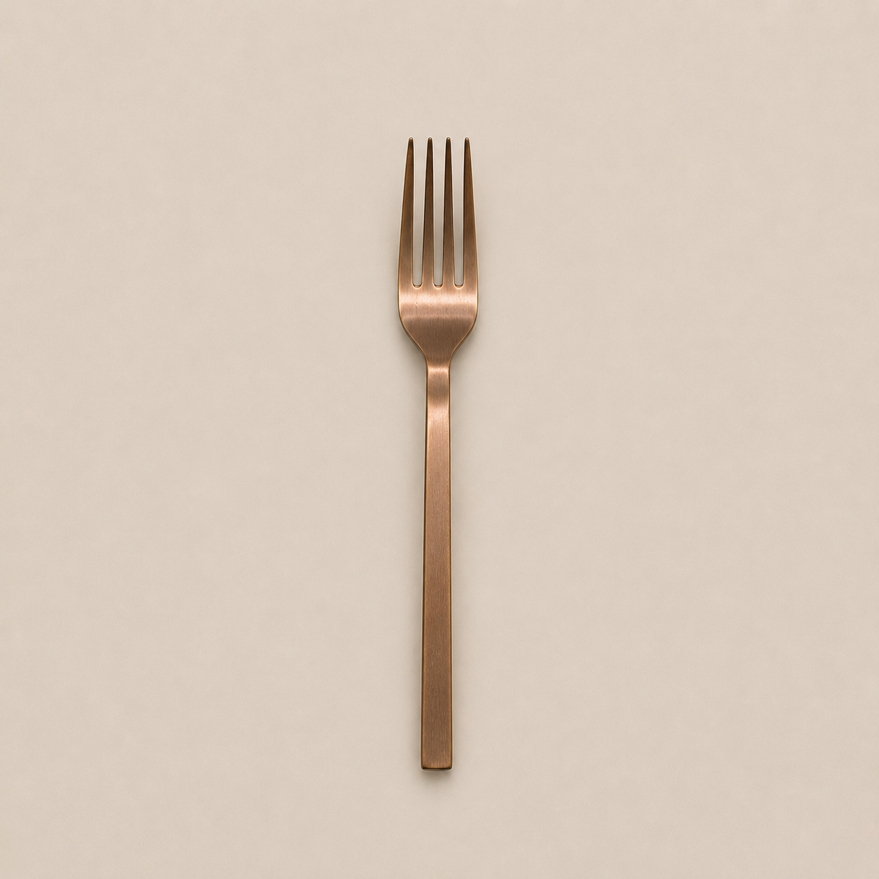 Monaco Brushed Matt Copper Cutlery - Entree Fork