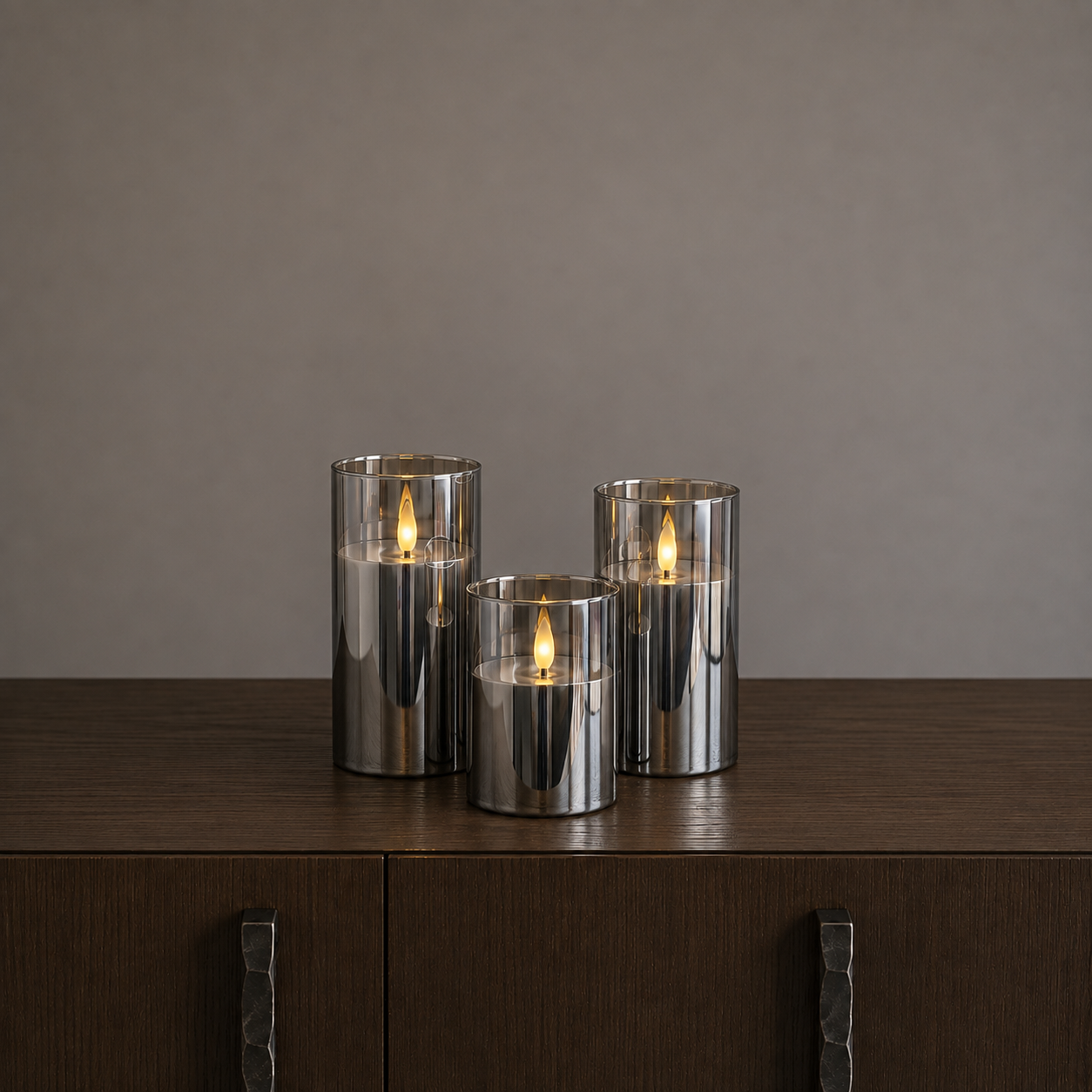 Full Flame - LED - Candle - Silver.png
