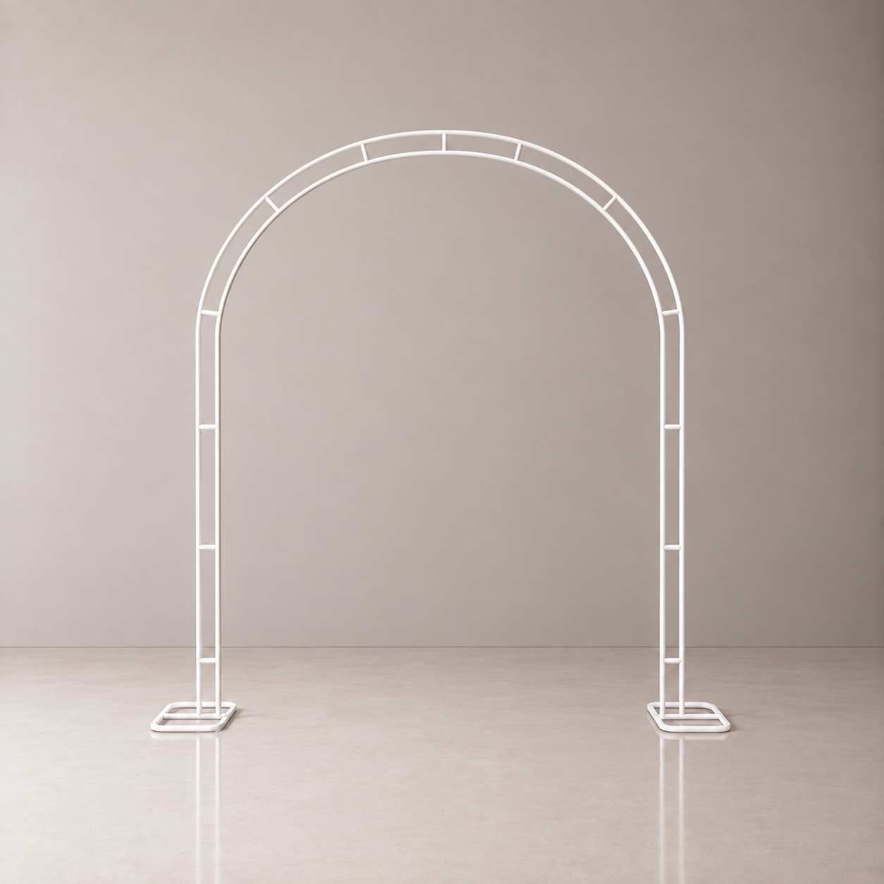 Metal Arch - White