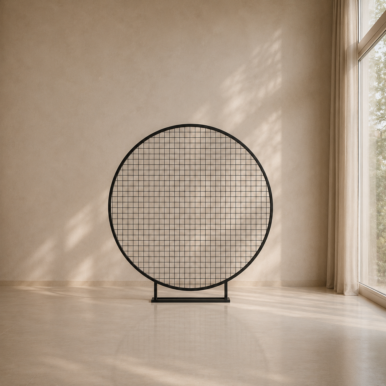 Mesh Screen Round - Black