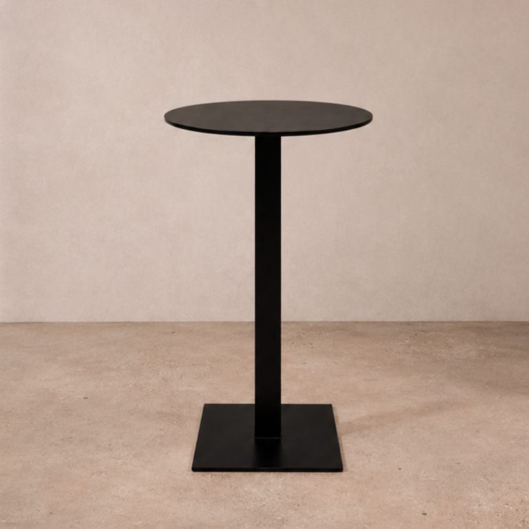 Mayfair High Bar Table - Black Top