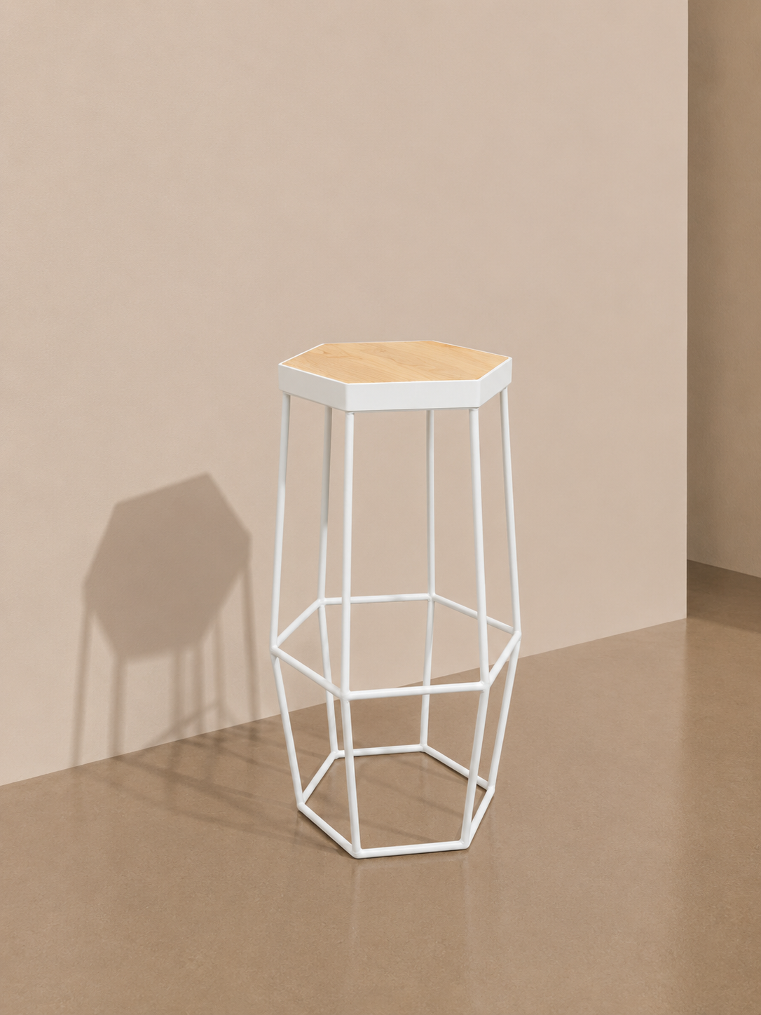 Kensington Stool - White