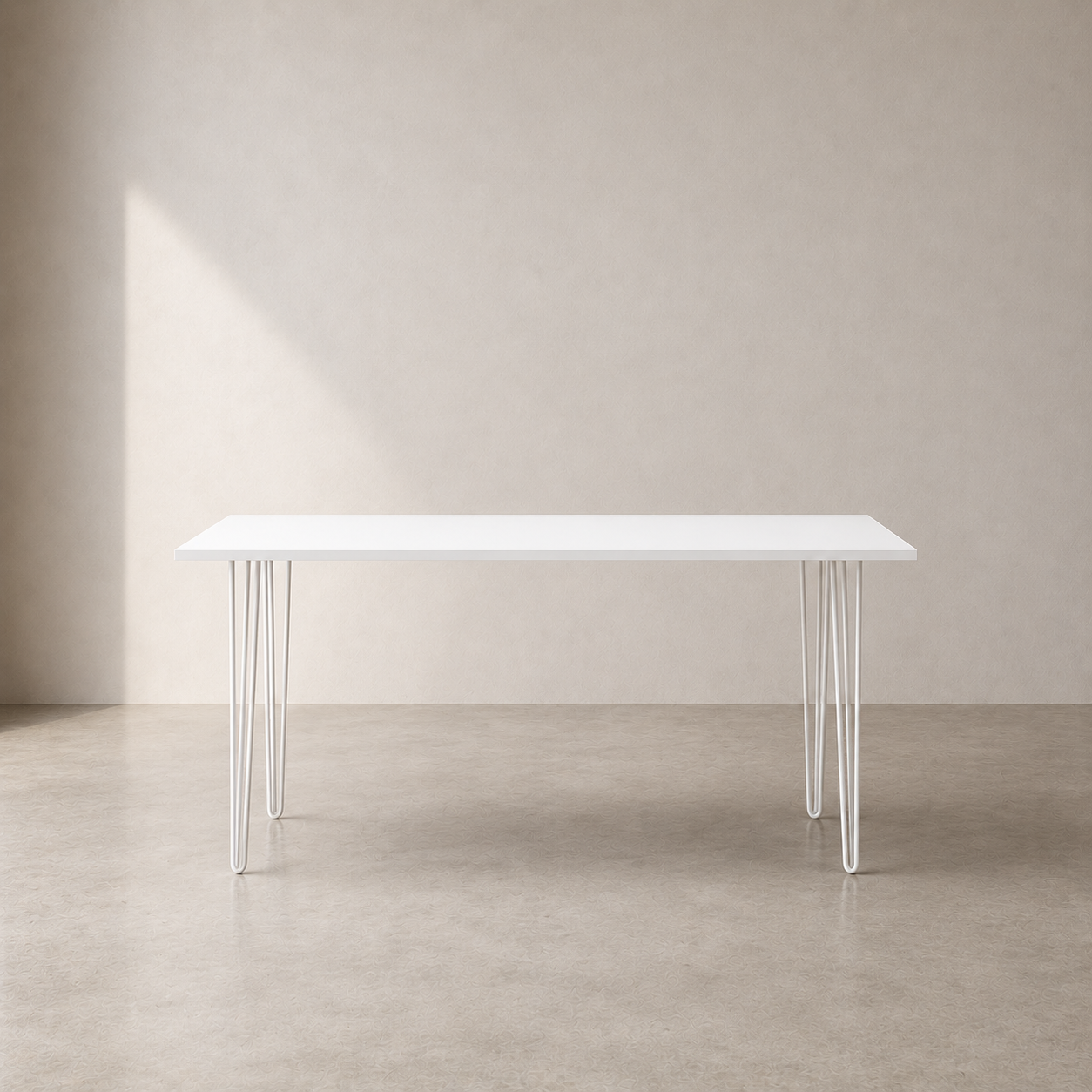 Miami High Bar Bench - White 150cm L