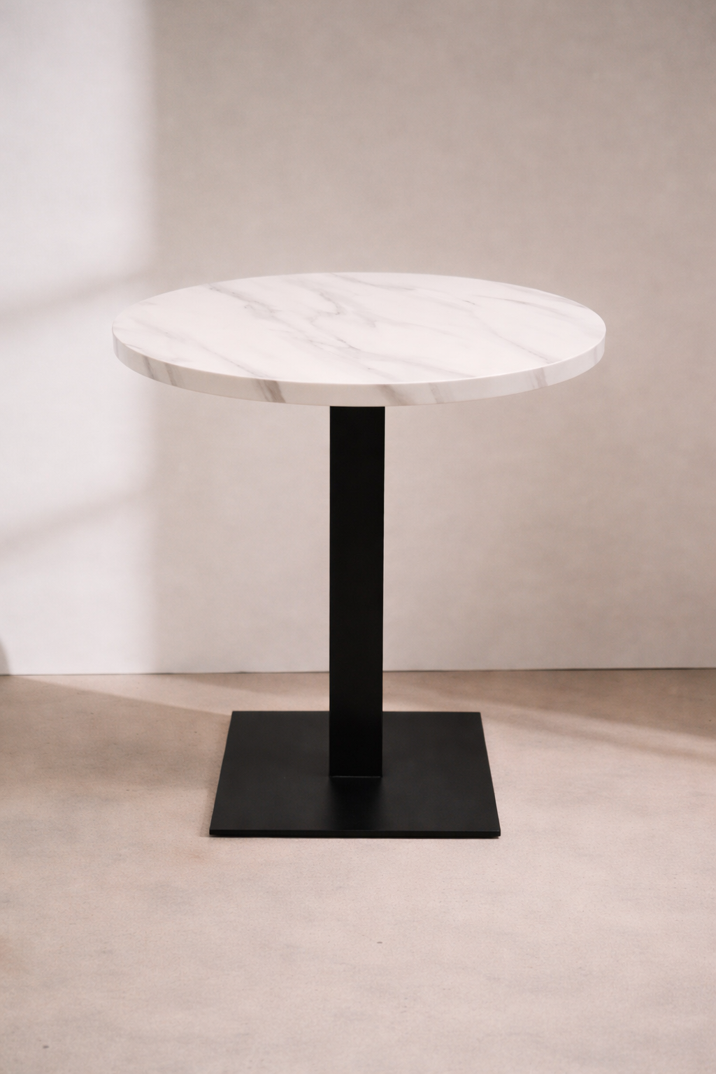 Mayfair Cafe Table - White Marble Top