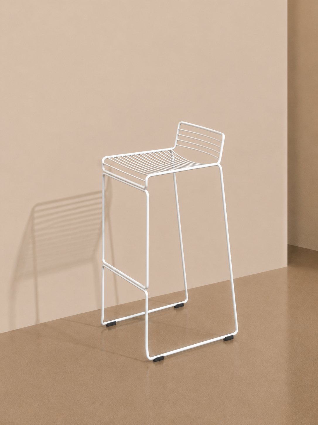 Siena Wire Stool - White