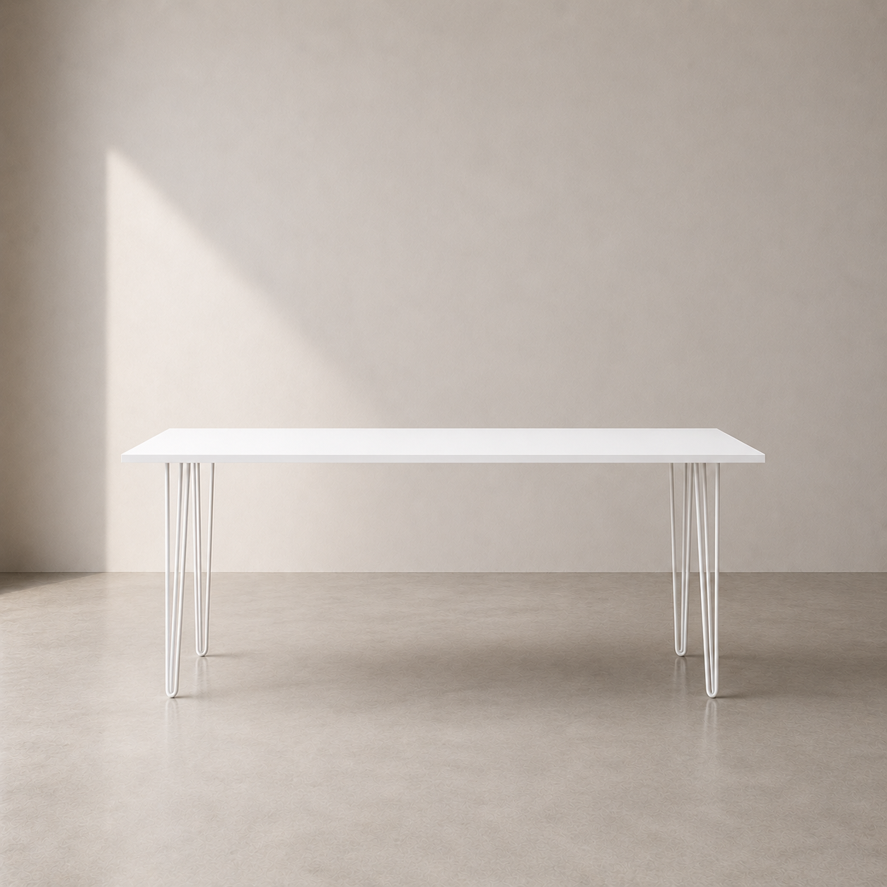 Miami High Bar Bench - White 180cm L