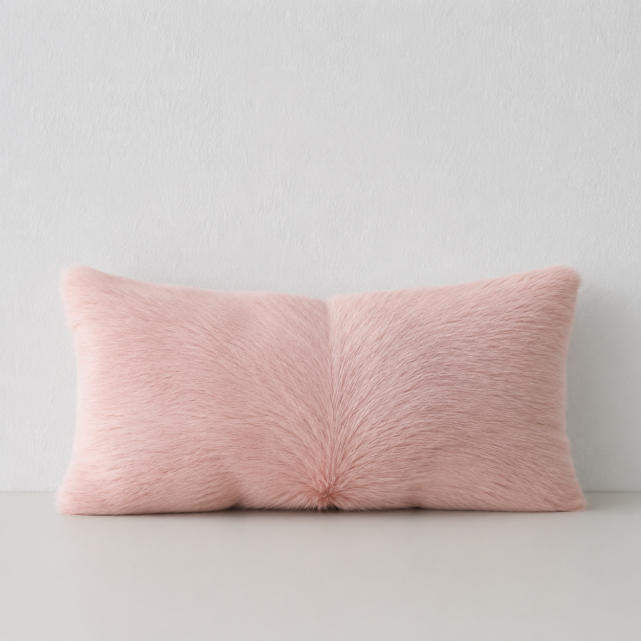 Cushion - Pink Goat Fur