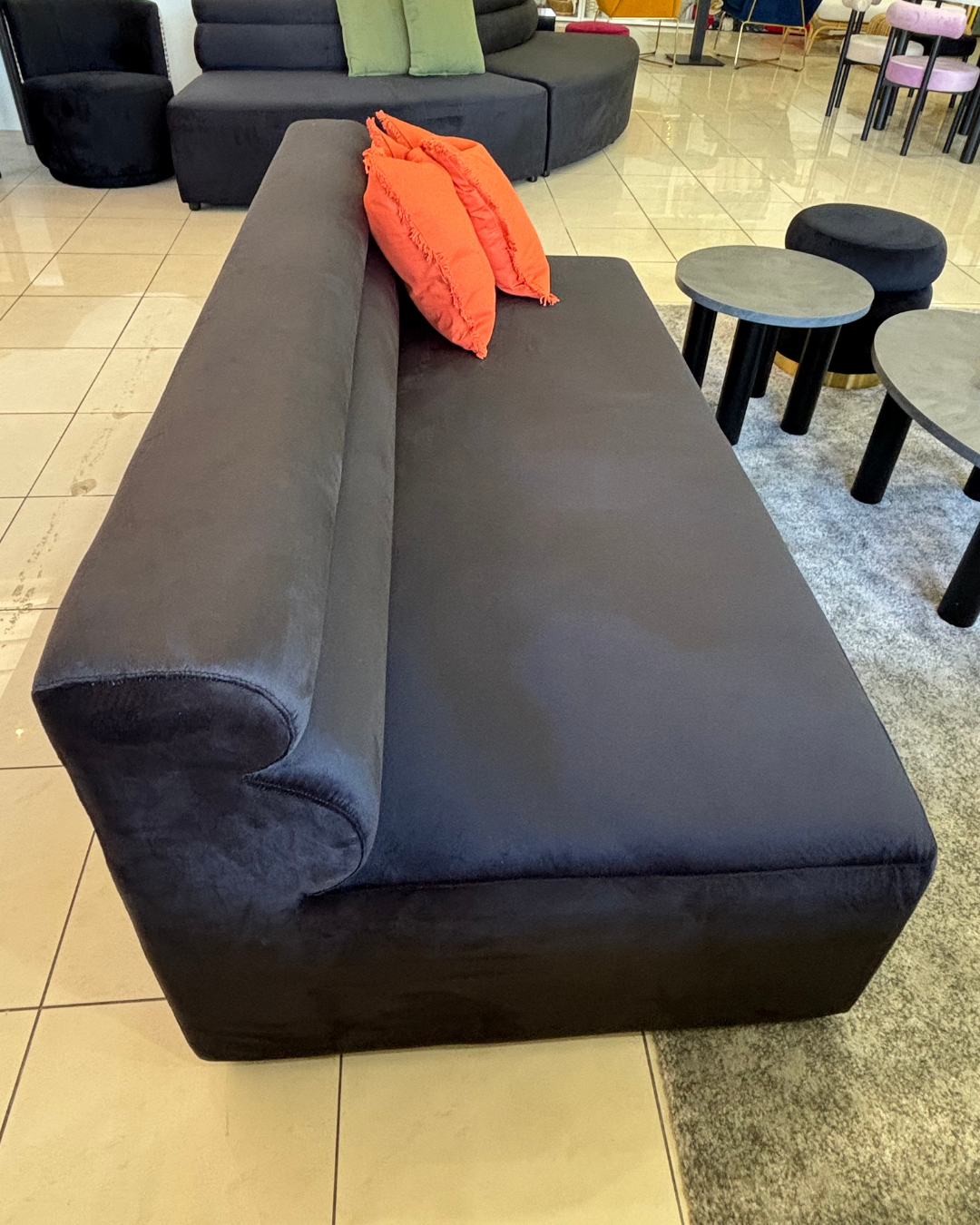 Sophia Modular Lounge - Straight - Nero