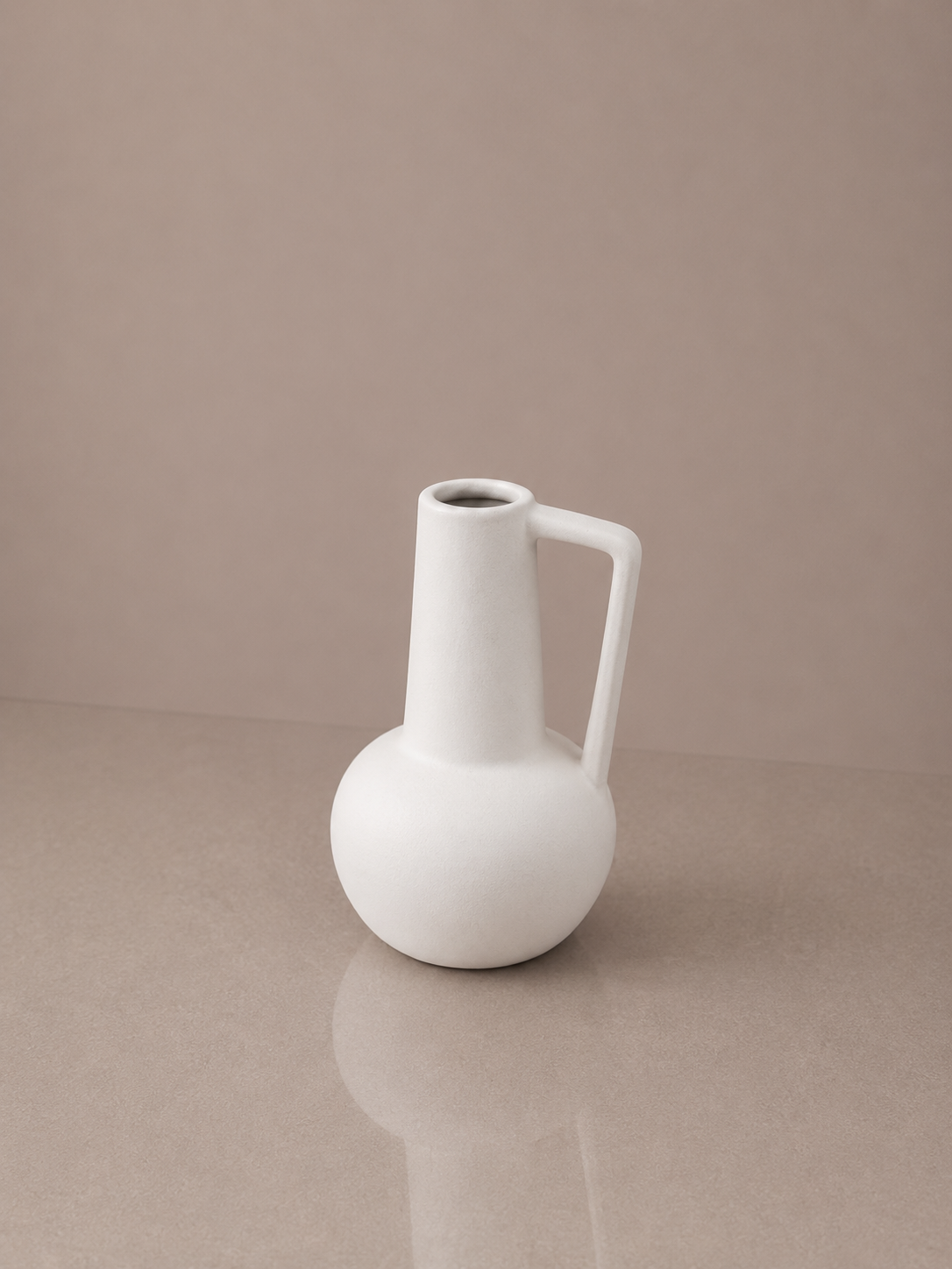 Ceramic White Jug Vase