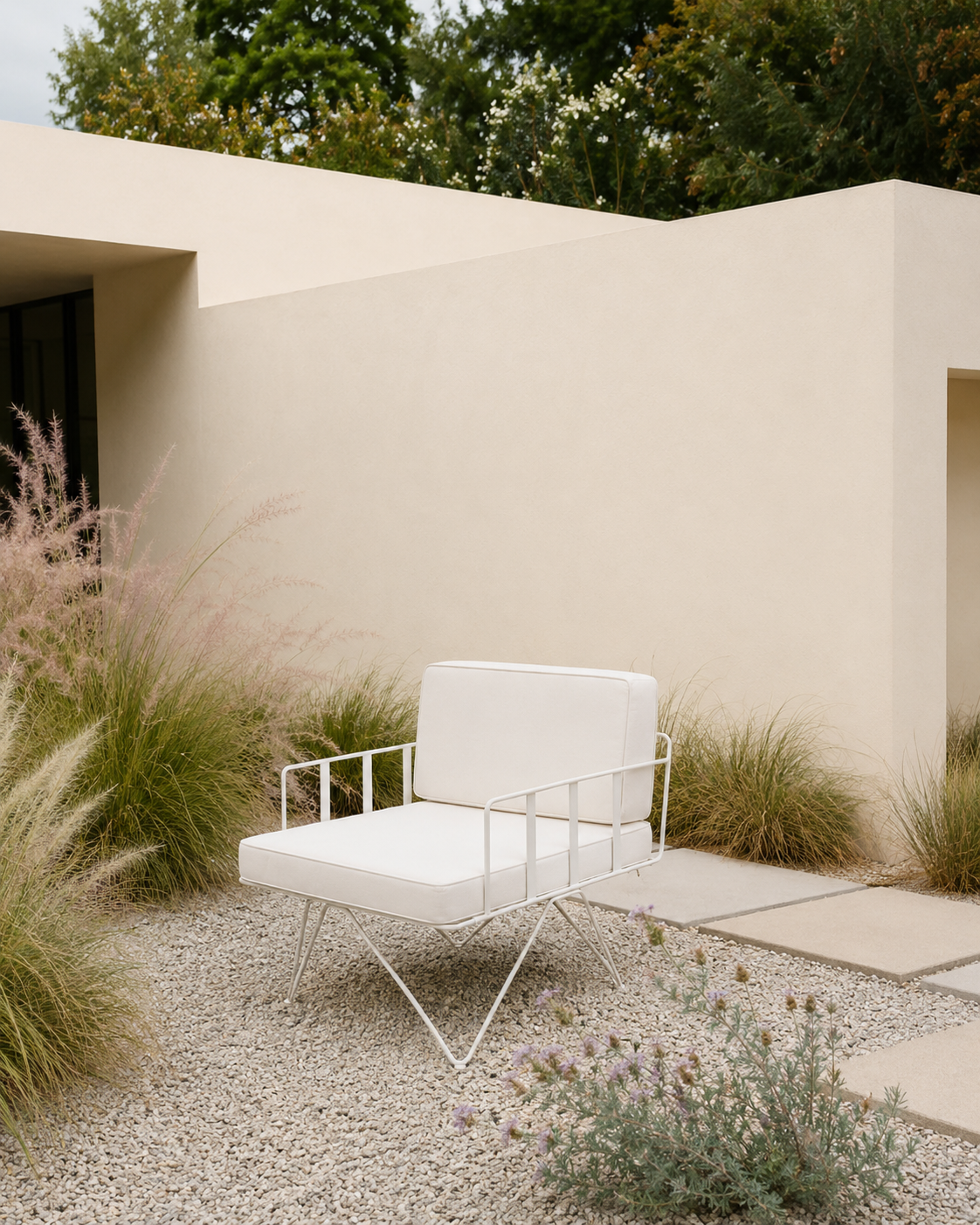 Madrid Armchair - White
