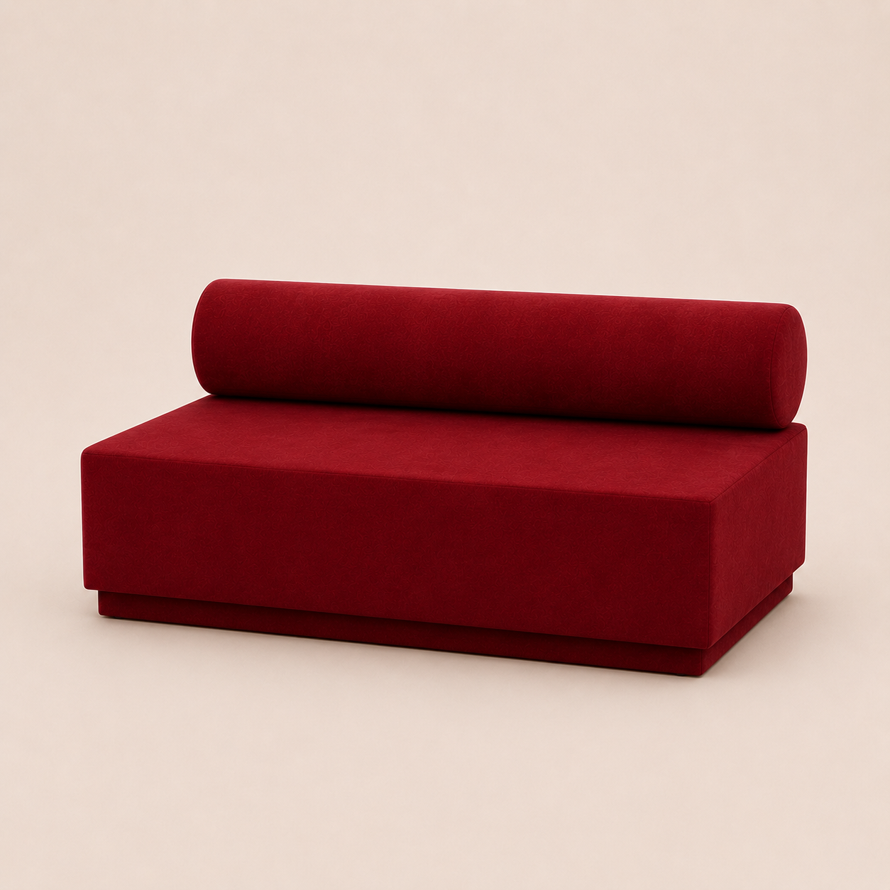 Jasmine Modular Lounge - Straight - Cabernet Red