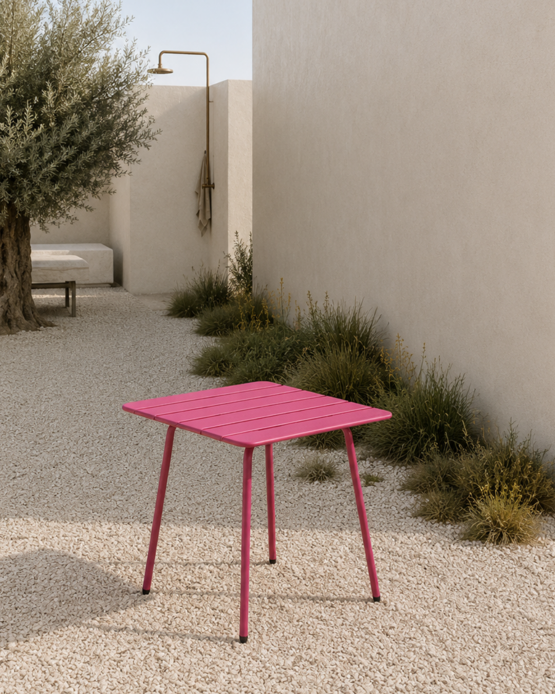 New Orleans Cafe Table - Magenta
