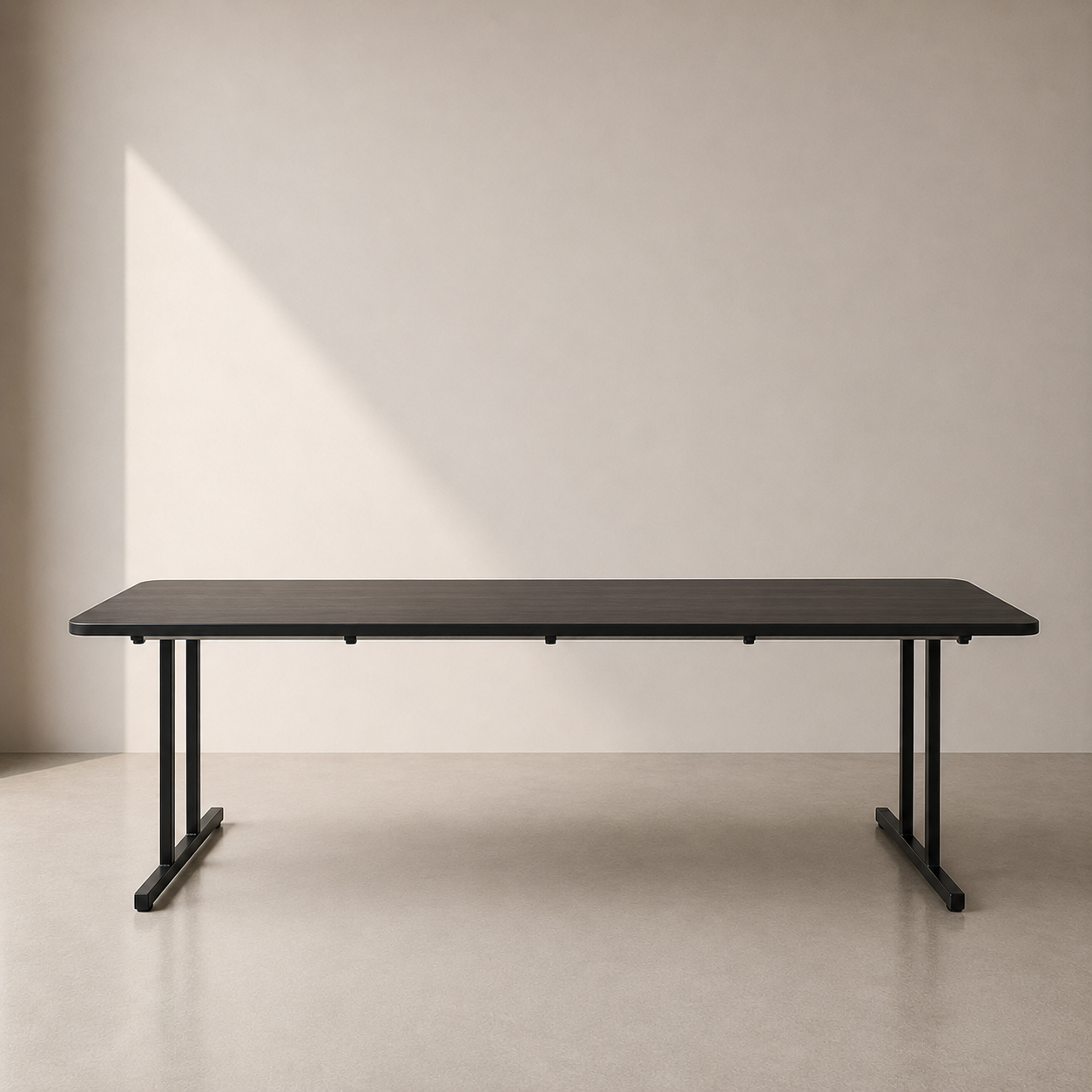 Melbourne Banquet Table 240cm L - Charcoal