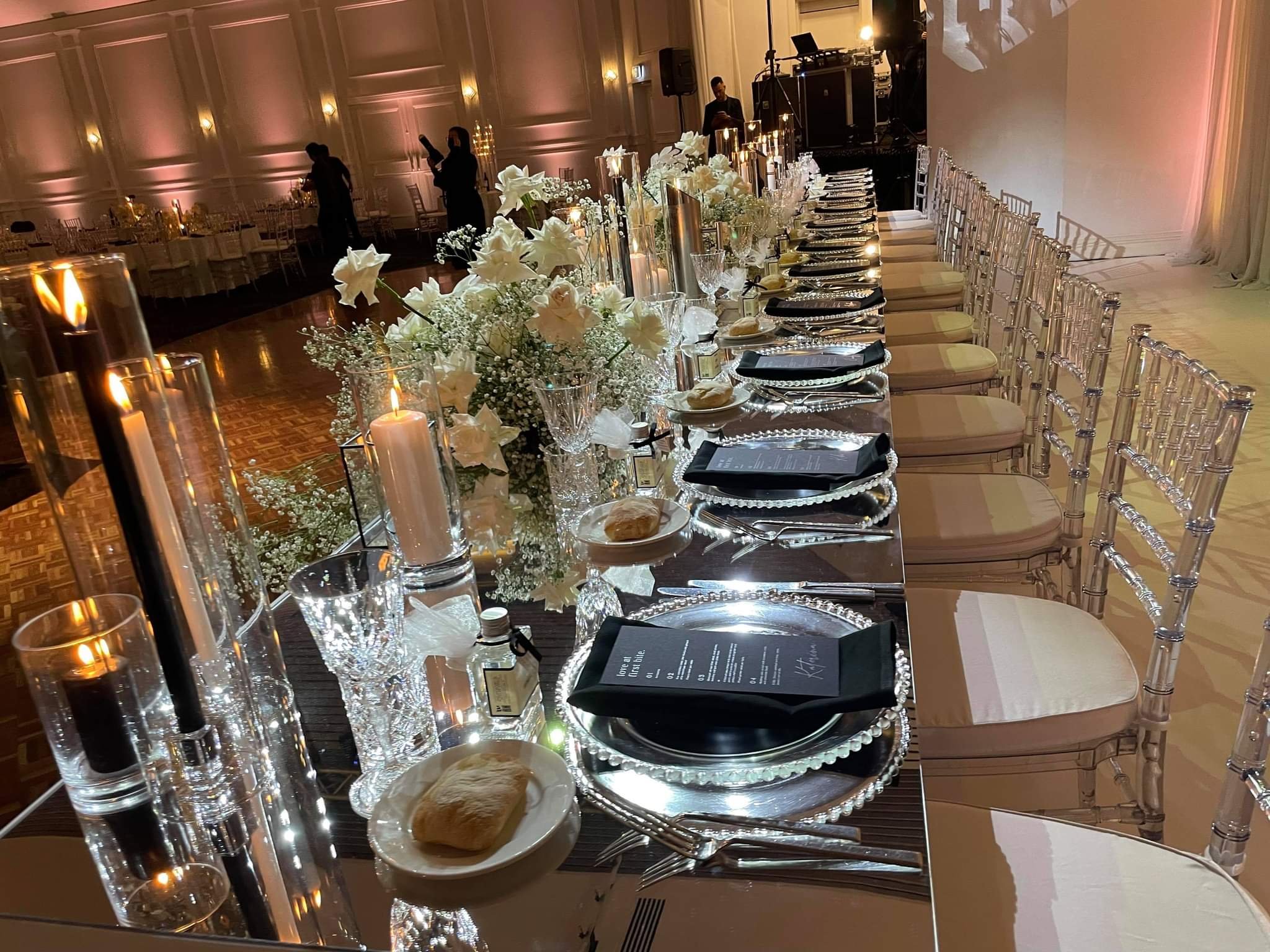 Florence Bridal Table with Mirror Top, Amalfi Crystal Cut Glasses.jpeg