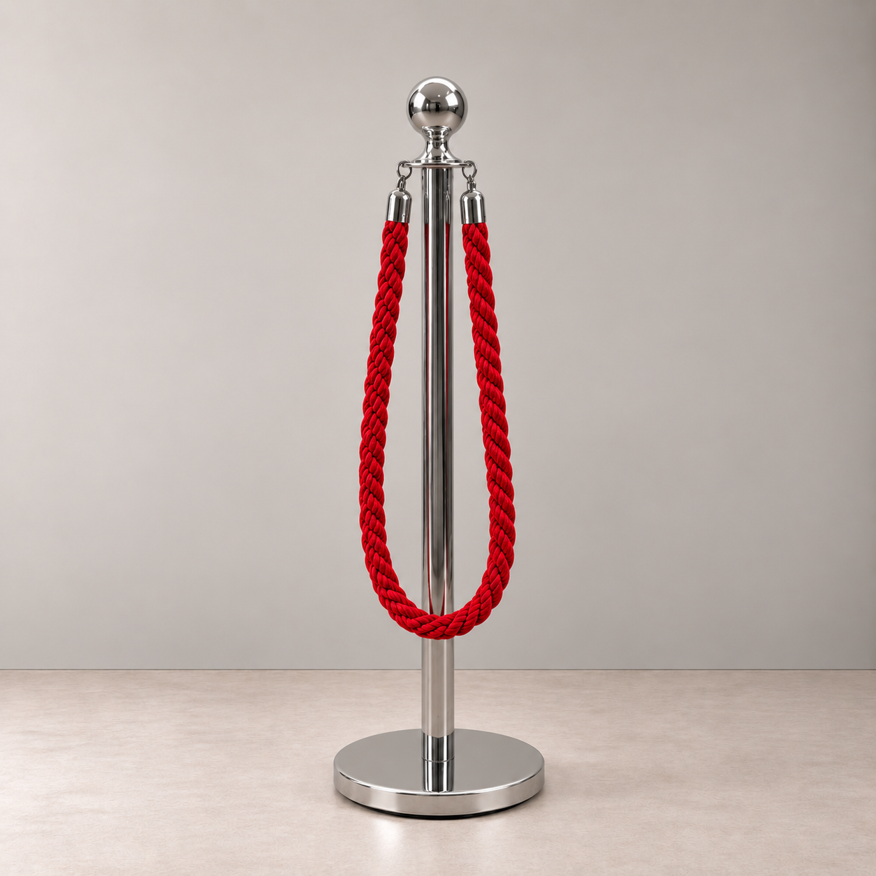 Red Velvet Braided Bollard Rope with Stainless Steel Tip.png