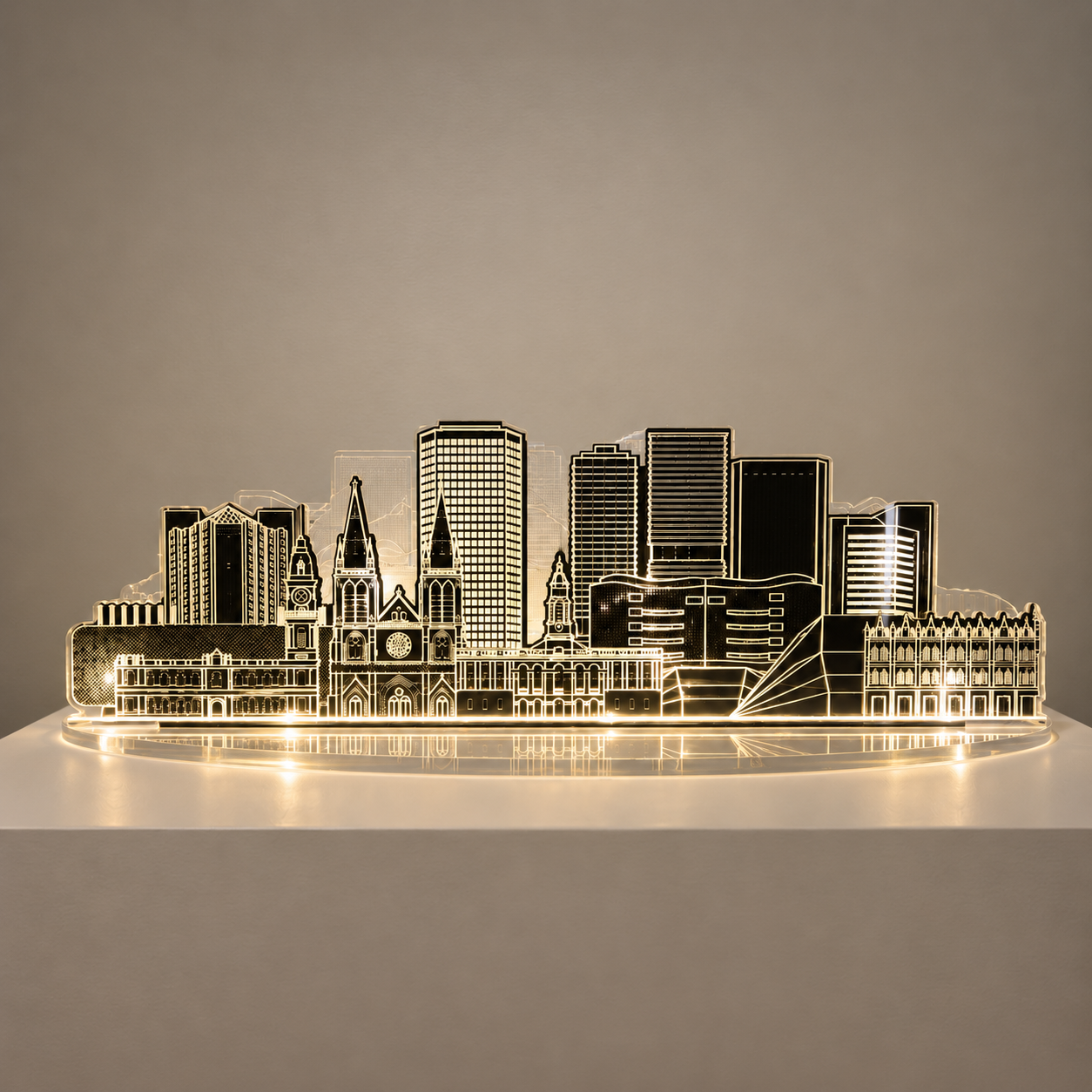 Adelaide City Skyline centrepieces