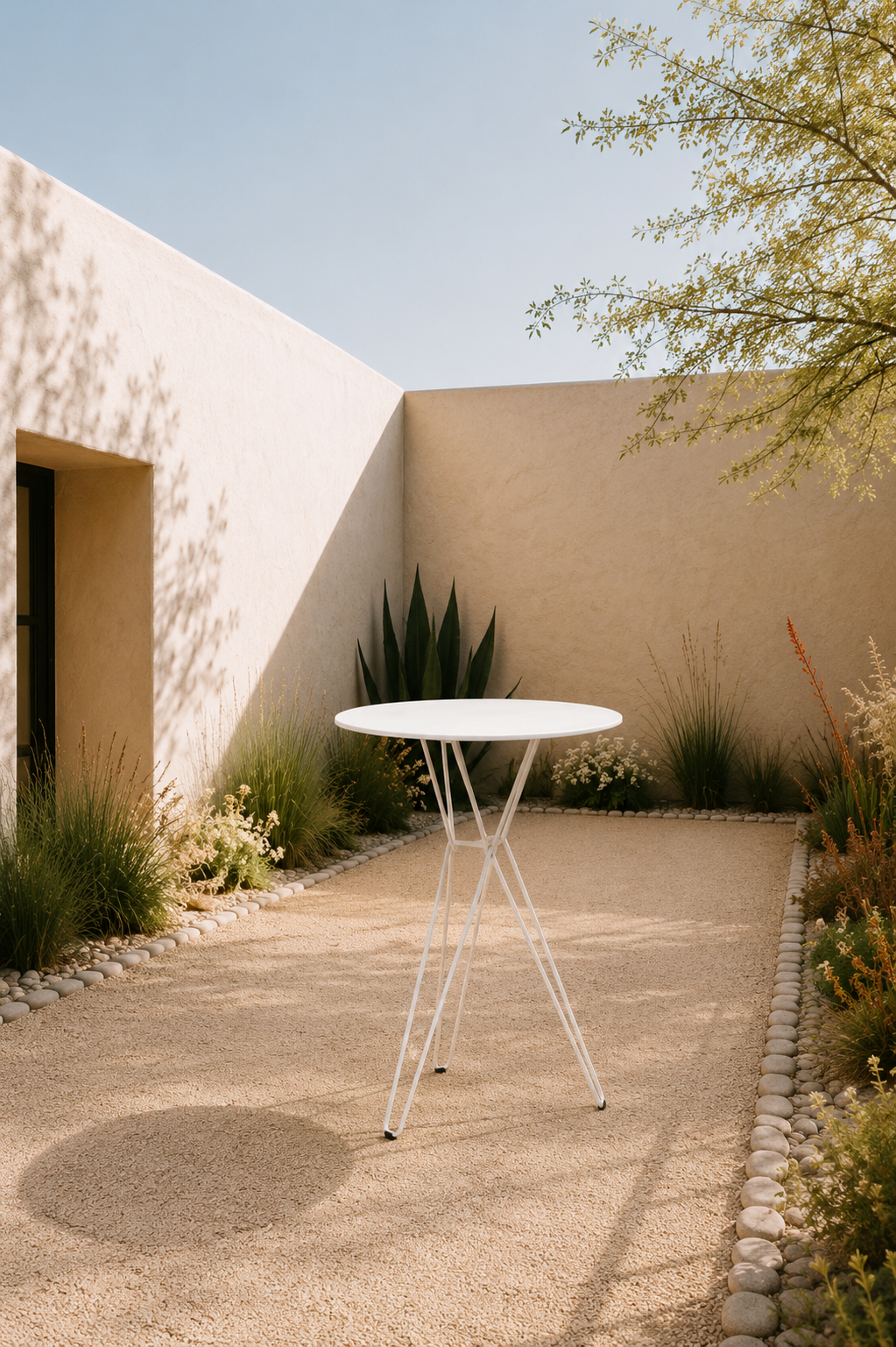 Paris High Bar Table - White