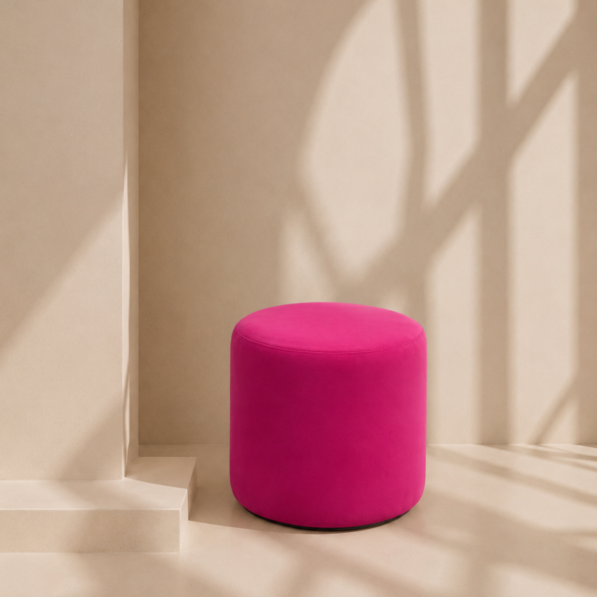 New Orleans Ottoman Pod - Magenta