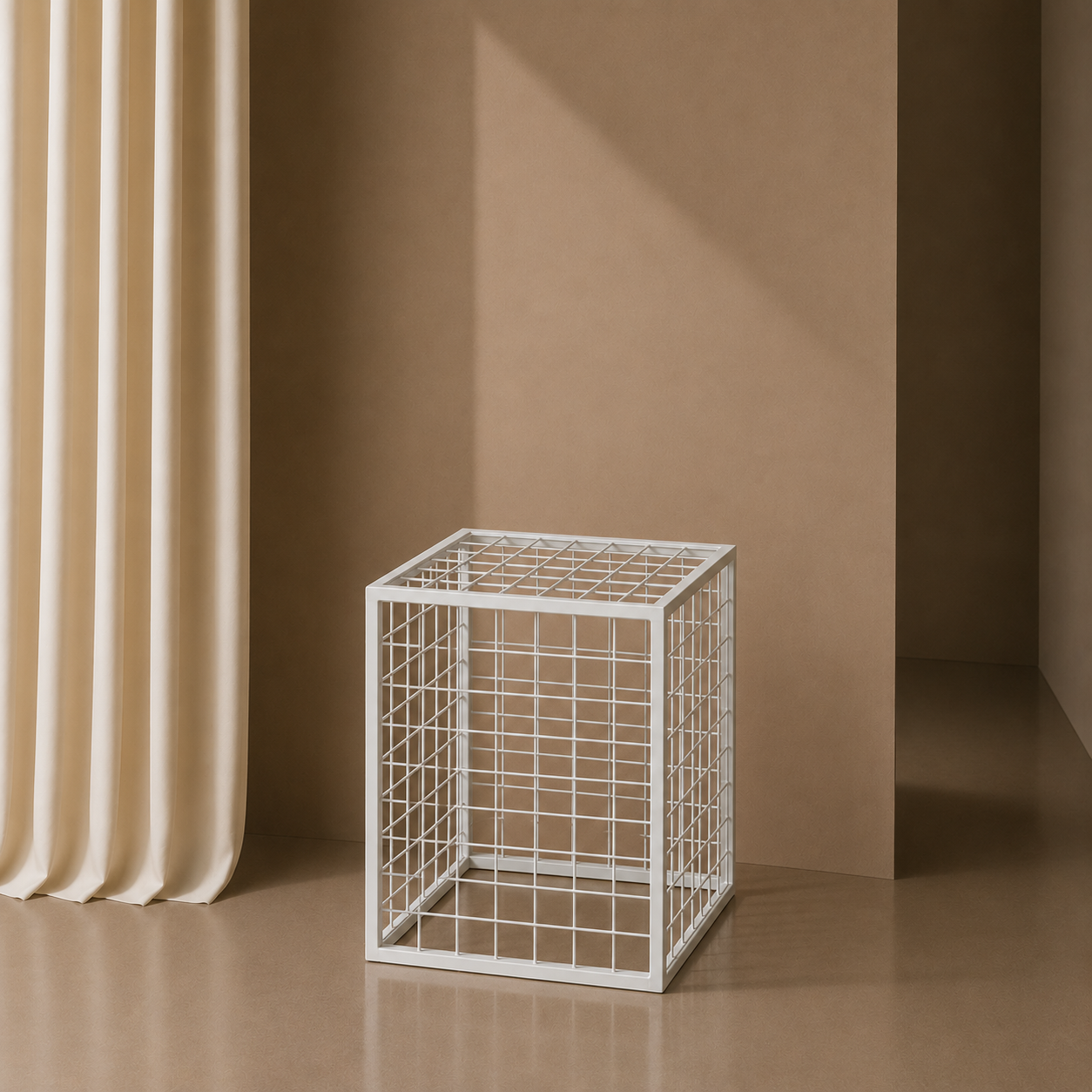 White Mesh Cube- 60cm