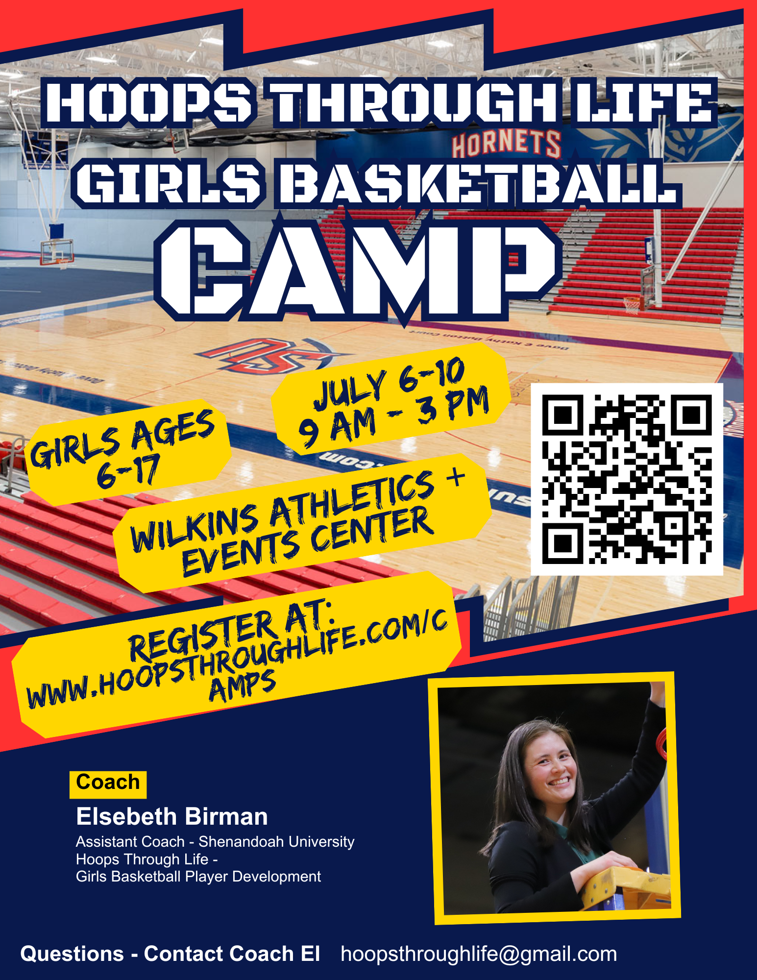 Hoops Through Life Girls Basketball Camp Session 2