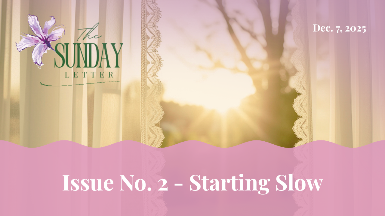 The Sunday Letter — Issue No. 02