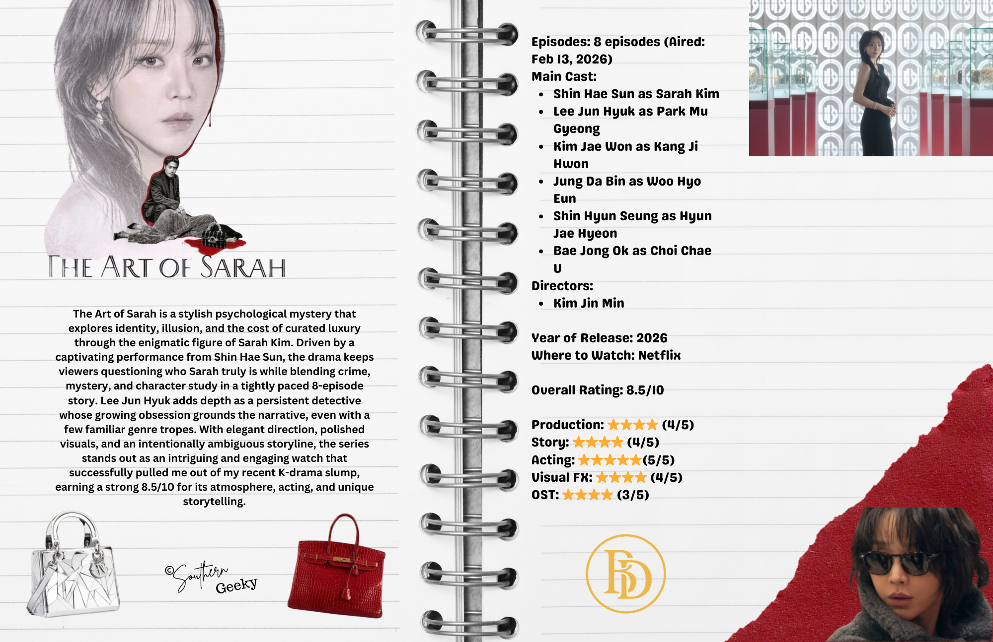 The Art of Sarah (2026) K-Drama Review: A Stylish Korean Psychological Mystery About Identity and Illusion