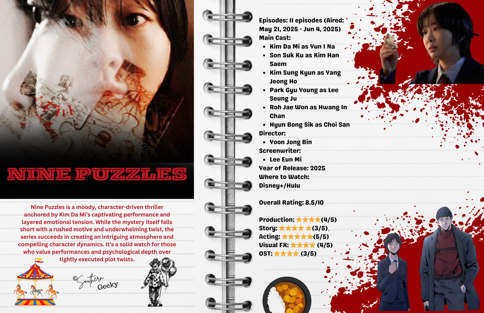 Nine Puzzles (2023) K-Drama Review: A Moody Psychological Thriller About Memory, Suspicion, and Truth