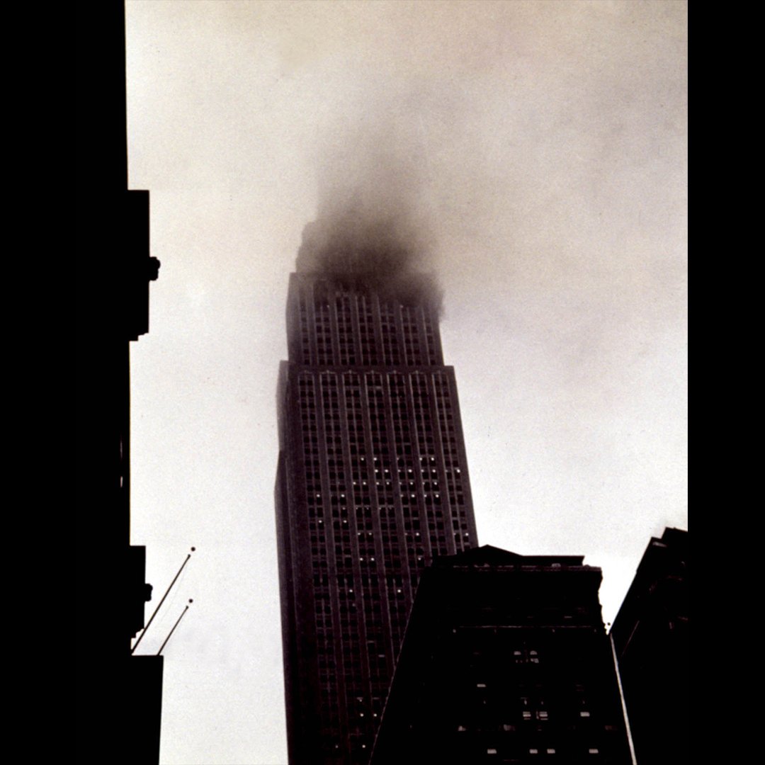 Empire State Building after the plane crash