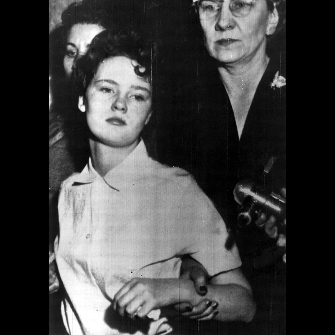 Caril Fugate after being captured