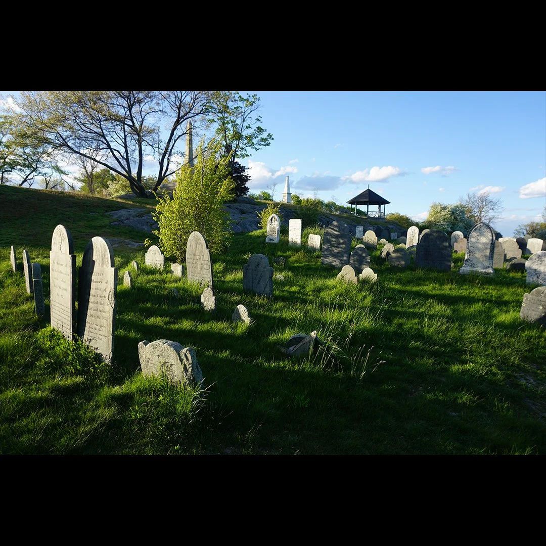 Gravestones at Old Burial Hill Marblehead