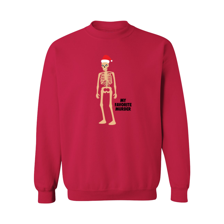 Skeleton Santa Unisex Crewneck