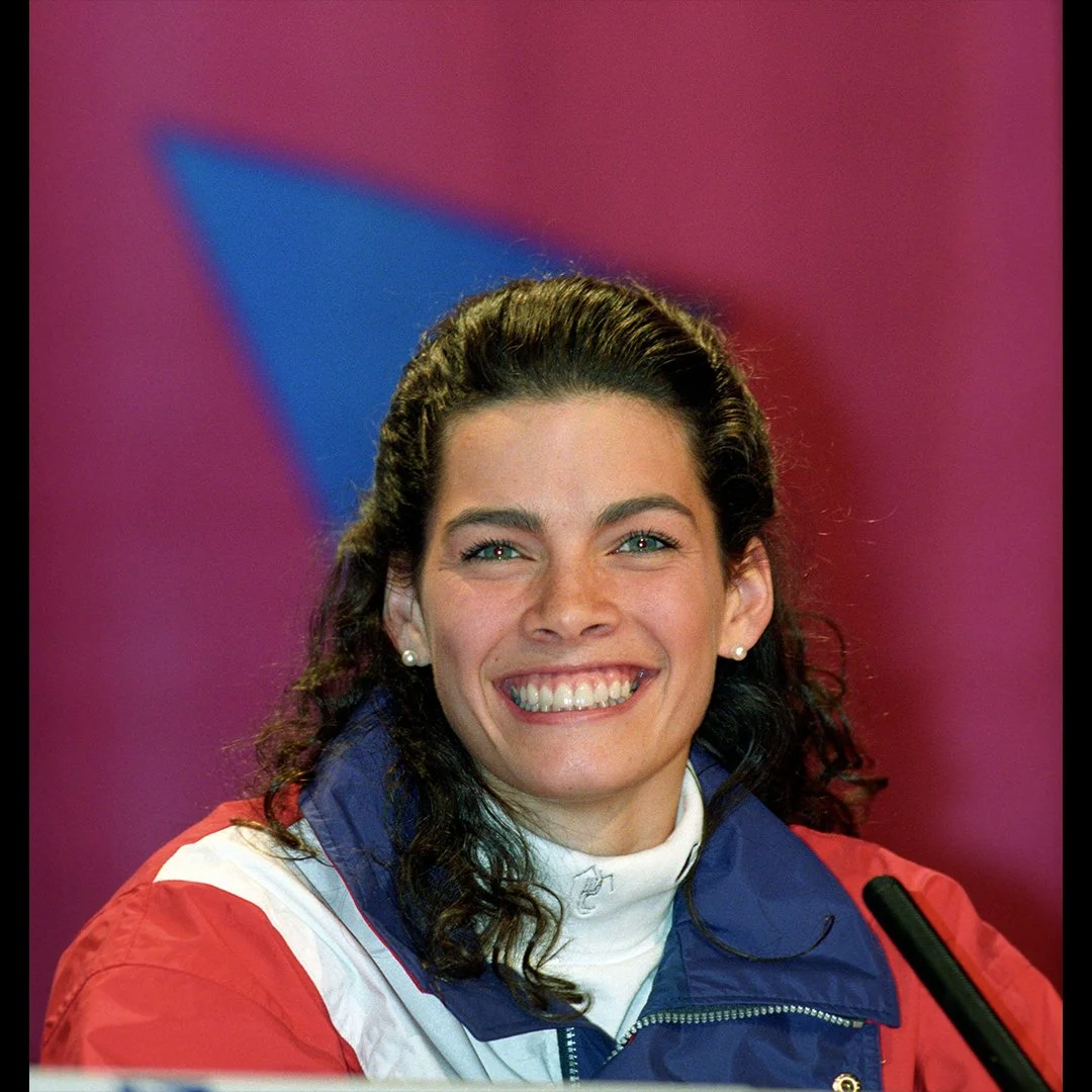 Kerrigan at Lillehammer Olympics press conference