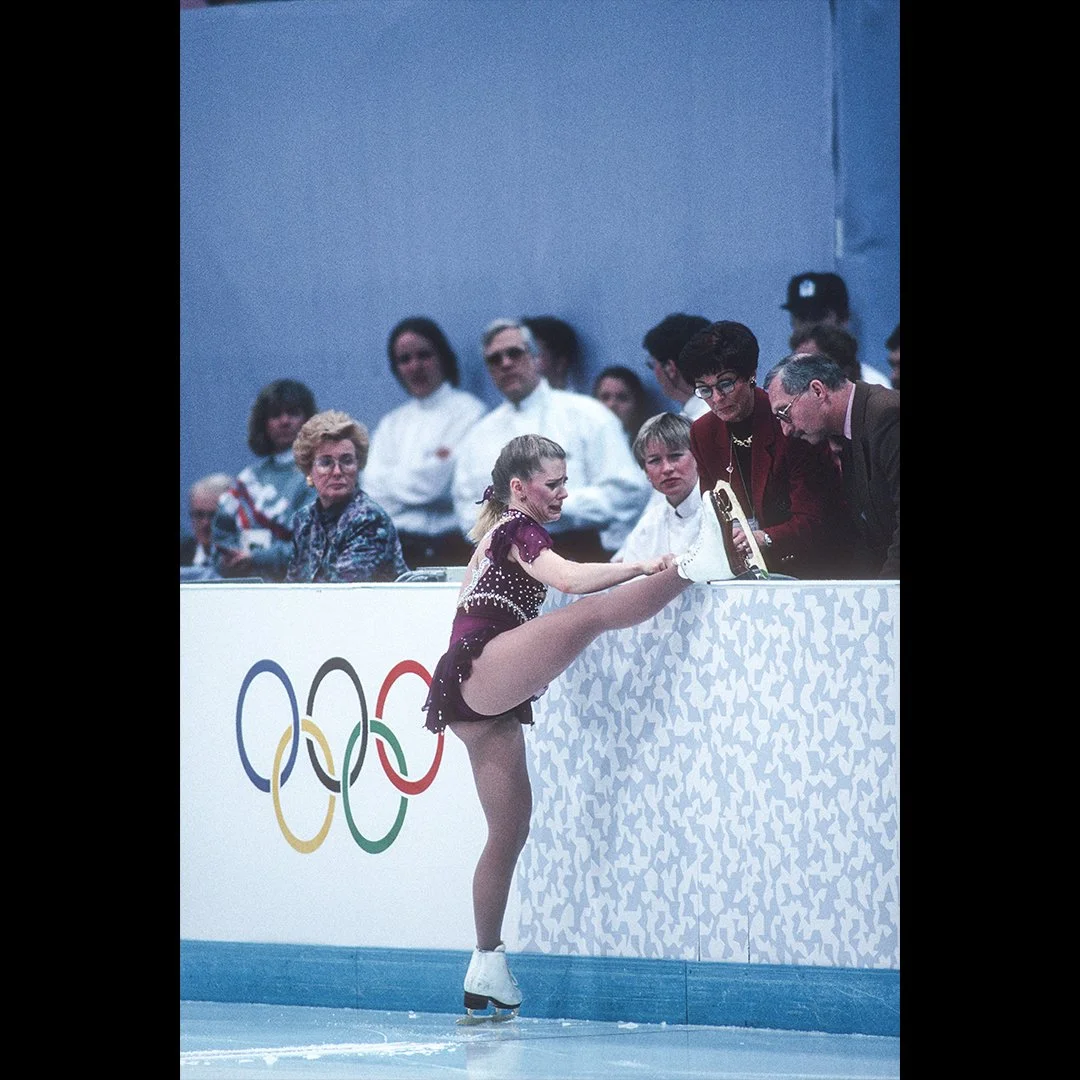 Harding competing at 1994 Olympics