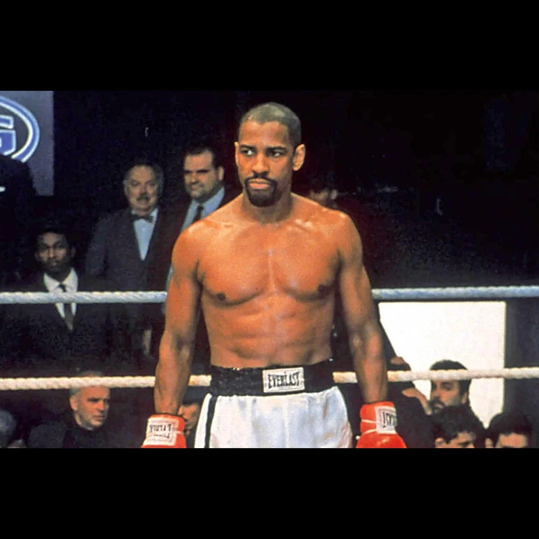 Denzel Washington as Rubin in "The Hurricane"