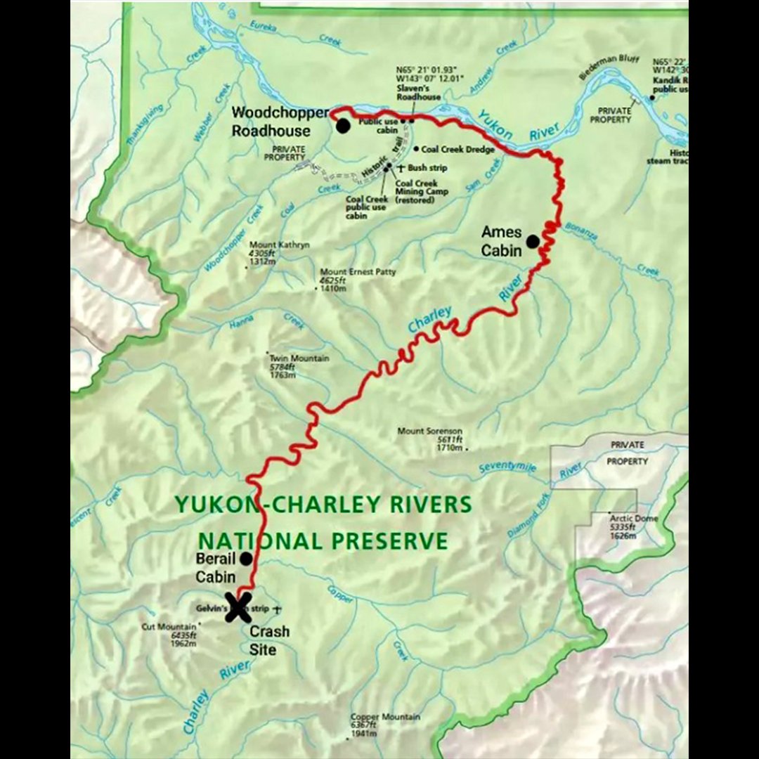 Map of Leon's journey