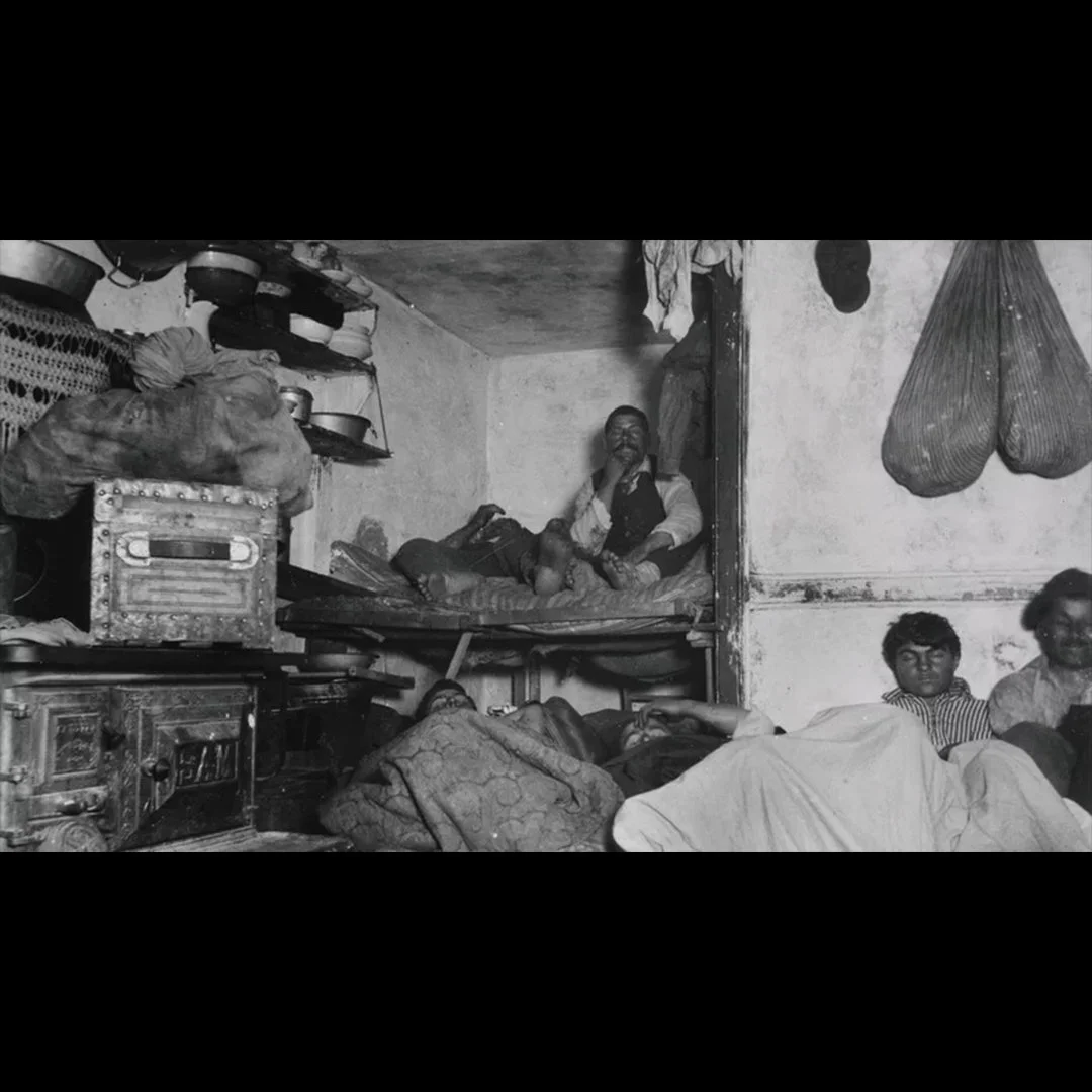 Inside tenement housing in Lower Manhattan