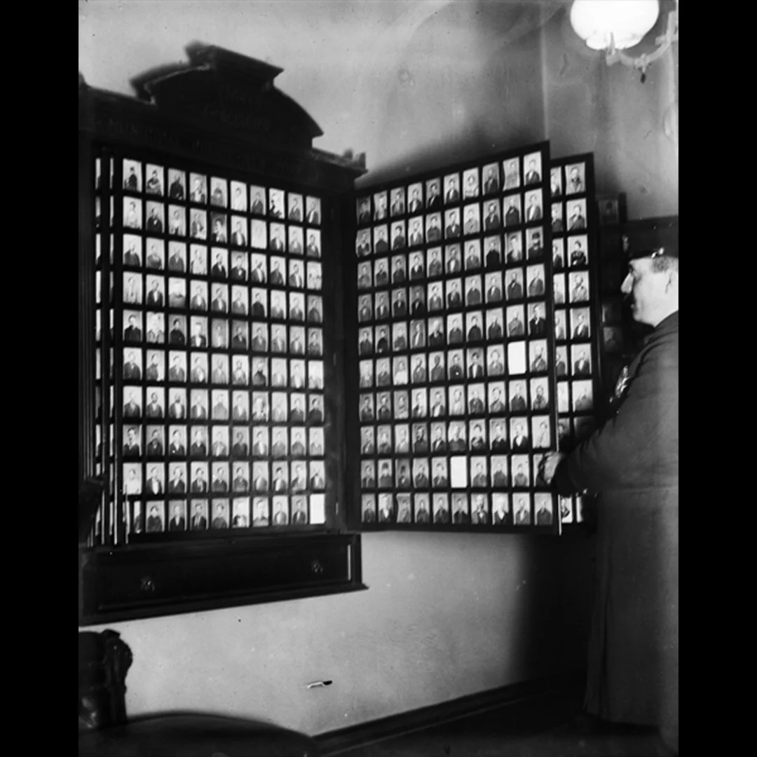 A police mugshot database from 1890