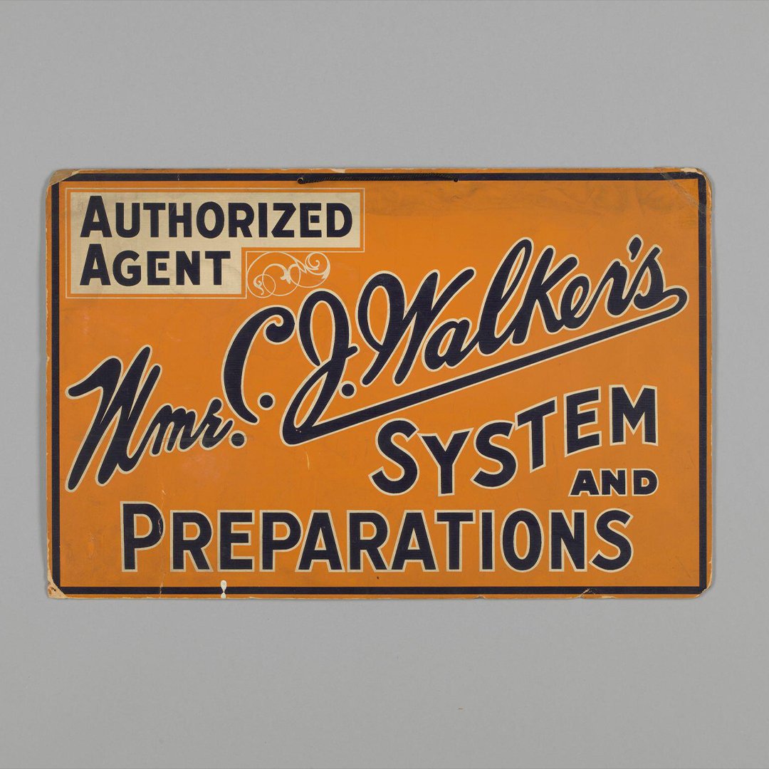 Sign for authorized agent of Mme C.J. Walkers