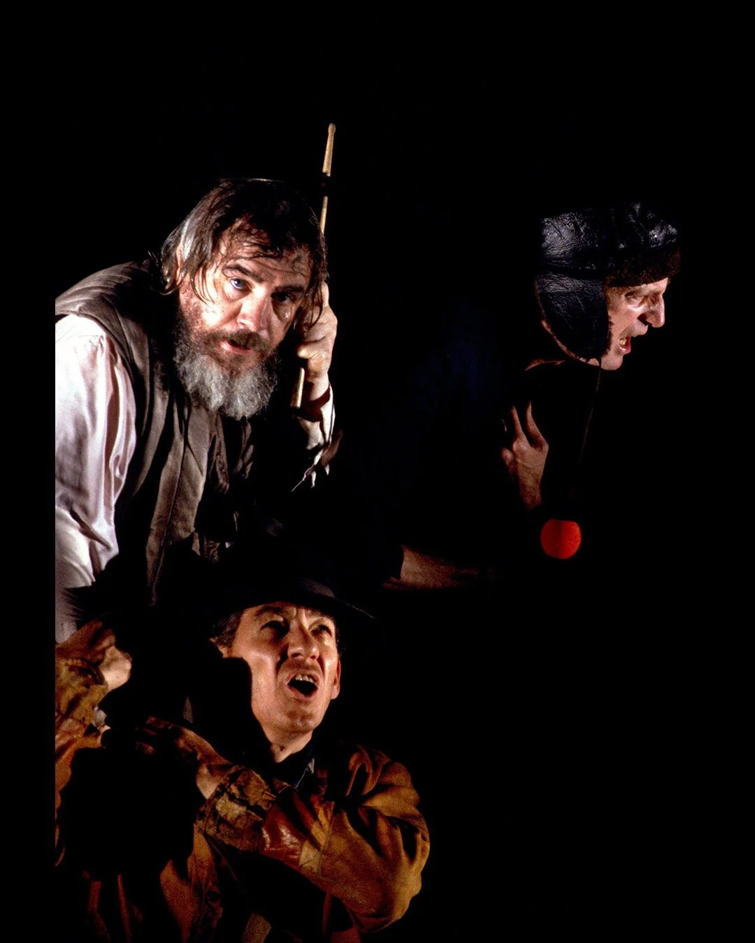 Brian Cox, Ian McKellan and David Bradley in the National Theatre production of King Lear