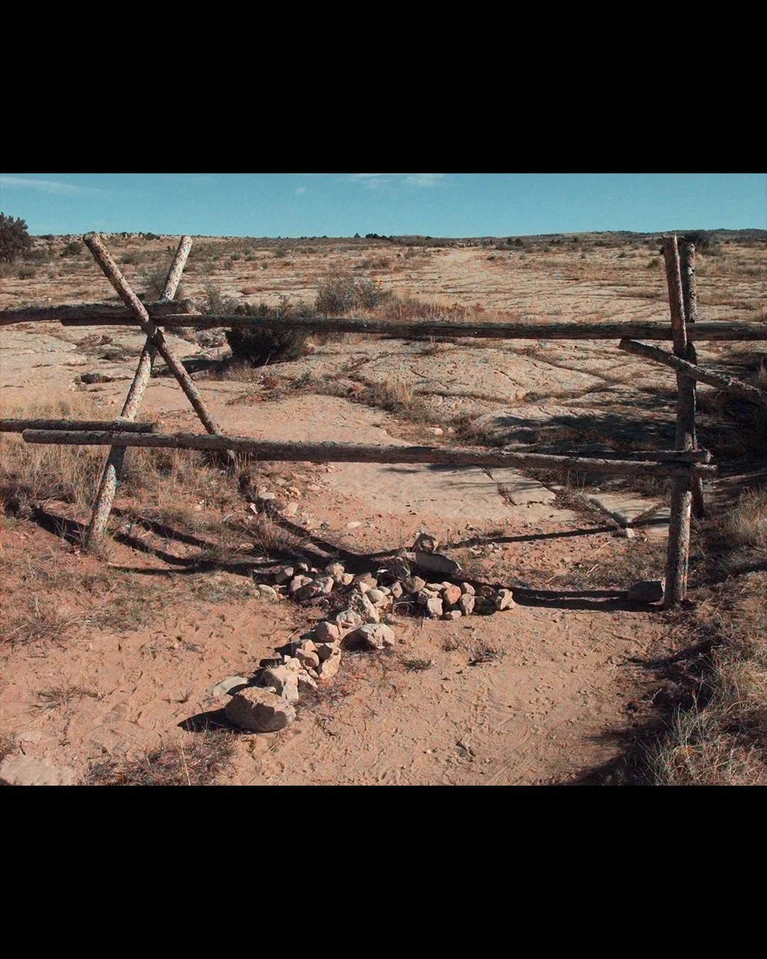 Cross at the fence where Matthew was beaten and left for dead