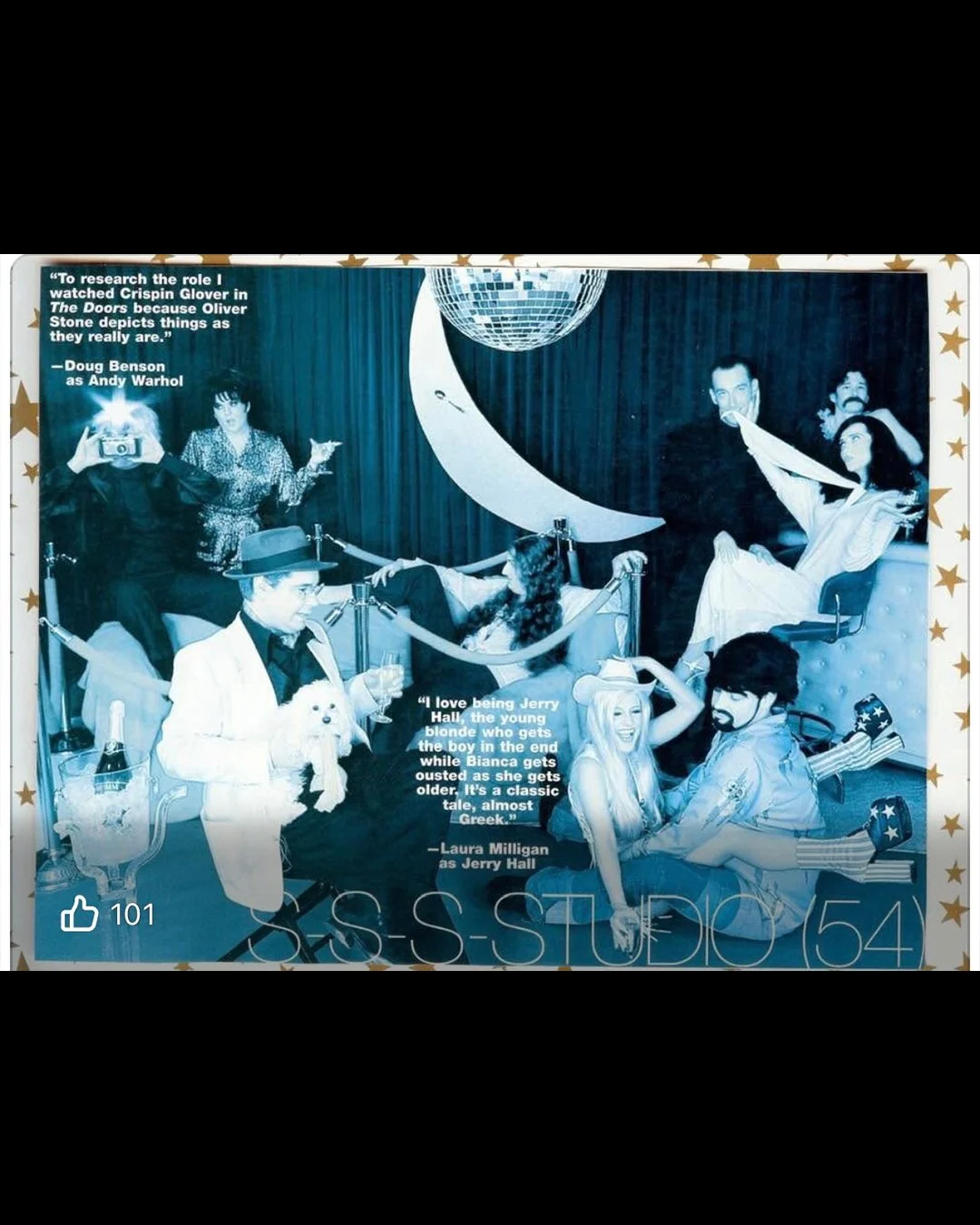 Karen as Liza Minnelli in "Waiting for Studio 54"
