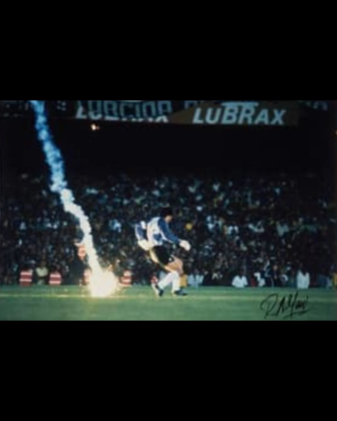 Additional images of the flare hitting the field