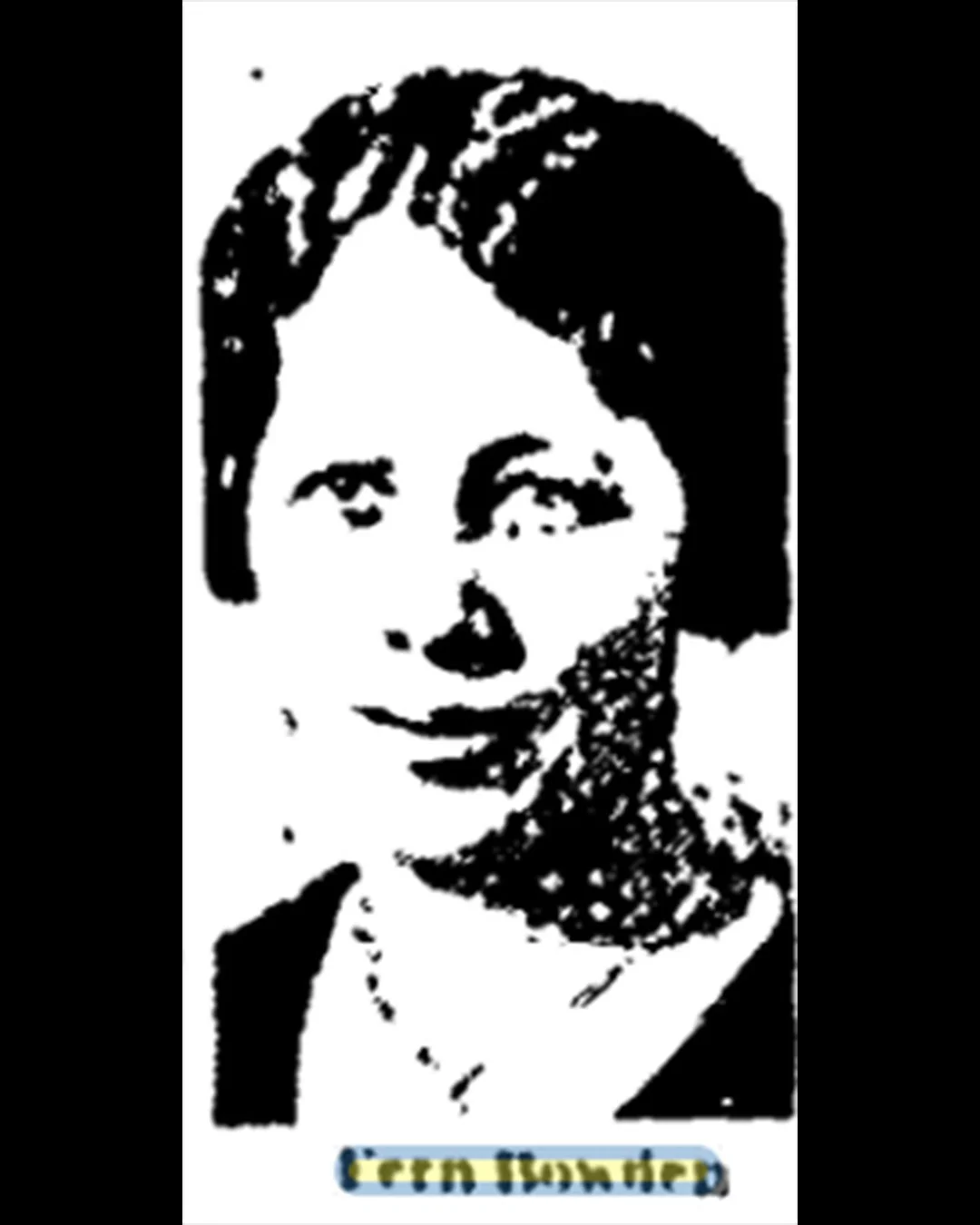 Photo of Fern that ran in the Oregon Journal in 1930